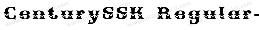 CenturySSK Regular字体转换
